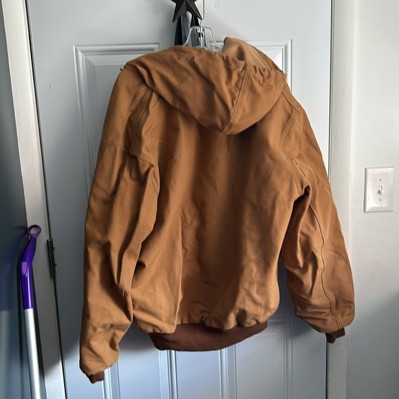 Vintage Made in USA Carhartt Embroidered Winter Jacket Chore Coat Mens Large - Picture 5 of 5